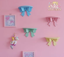 Load image into Gallery viewer, Cute Butterfly Wooden Decorative Wall Shelf Storage Rack Organization for Kid Room DIY Wall Decoration Holder Home Decor
