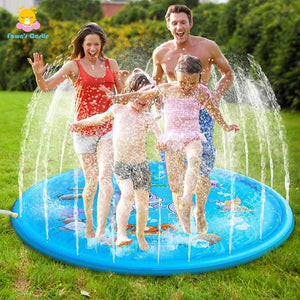 childrens water splash play mat Inflatable Spray Water Cushion Summer Kids Play Water Mat Lawn Games Pad Sprinkler Play Toys Out