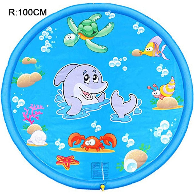 childrens water splash play mat Inflatable Spray Water Cushion Summer Kids Play Water Mat Lawn Games Pad Sprinkler Play Toys Out