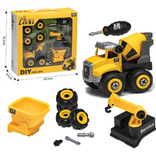 Load image into Gallery viewer, Nut Disassembly Loading Unloading Engineering Truck Excavator Bulldozer Child Screw Boy Creative Tool Education Toy Car Model
