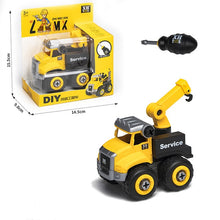 Load image into Gallery viewer, Nut Disassembly Loading Unloading Engineering Truck Excavator Bulldozer Child Screw Boy Creative Tool Education Toy Car Model
