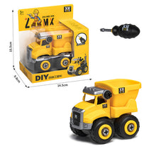 Load image into Gallery viewer, Nut Disassembly Loading Unloading Engineering Truck Excavator Bulldozer Child Screw Boy Creative Tool Education Toy Car Model
