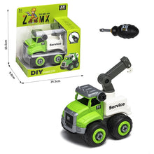 Load image into Gallery viewer, Nut Disassembly Loading Unloading Engineering Truck Excavator Bulldozer Child Screw Boy Creative Tool Education Toy Car Model

