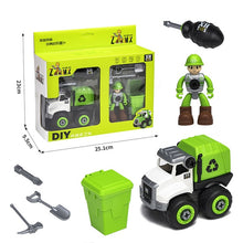 Load image into Gallery viewer, Nut Disassembly Loading Unloading Engineering Truck Excavator Bulldozer Child Screw Boy Creative Tool Education Toy Car Model
