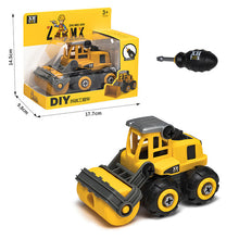 Load image into Gallery viewer, Nut Disassembly Loading Unloading Engineering Truck Excavator Bulldozer Child Screw Boy Creative Tool Education Toy Car Model
