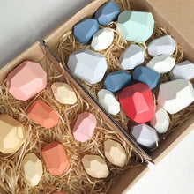 Load image into Gallery viewer, Montessori Educational Wooden Colored Stone Jenga Building Block Toy Creative Nordic Style Stacking Game Rainbow Wooden Toy Gif
