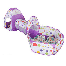 Load image into Gallery viewer, 3 Pcs/Set Portable Children&#39;s Pool Baby Playpen Camping Tents Children Ball Pit Ball Pool with Crawling Tunnel Baby Playground
