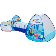 Load image into Gallery viewer, 3 Pcs/Set Portable Children&#39;s Pool Baby Playpen Camping Tents Children Ball Pit Ball Pool with Crawling Tunnel Baby Playground
