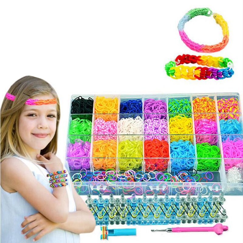 New children's toys rubber band diy handmade bracelet woven 400x rubber band children's gift toys
